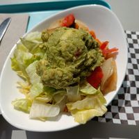Naked burrito with grilled vegetables and guacamole at CHEZWaWa - Royal in Brussels