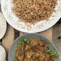 Chalau - eggplant Kabul with rice   at Spring Cafe in Baltimore