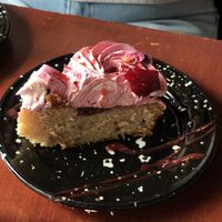 Rose litchi cake  at Café Contresort in Paris