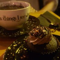 You can read your tea leaves from the cup! at Café Contresort in Paris
