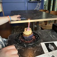 This month’s cupcake (cancer)  at Café Contresort in Paris