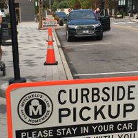 Curbside pickup  at Mitchell's Ice Cream in Shaker Heights