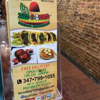 entryway at Taco Zone in Brooklyn