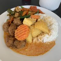 Selection of curries  at Blossoming Lotus in Surfers Paradise
