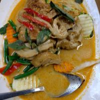 panang curry at Blossoming Lotus in Surfers Paradise