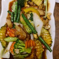 Stir fried with cashew at Blossoming Lotus in Surfers Paradise