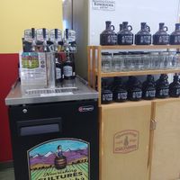 The kombucha on tap was GOOD stuff! at Mountain Valley Foods in Kalispell