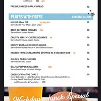 Menu at Your Mates Brewing Co in Warana