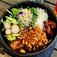 Noodle salad w tofu at Xin Chào in Gothenburg