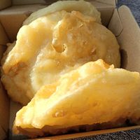 Potato scallops at One Fish Two Fish in Kangaroo Point