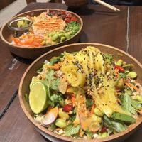 Thai noodle salad  at Grá Irish Gastropub in Mallorca