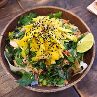 Glasnudelsalat at Grá Irish Gastropub in Mallorca