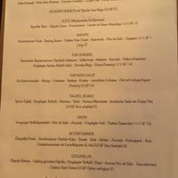 Dinner menu in German (from 18.08.21) at Grá Irish Gastropub in Mallorca
