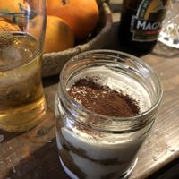 Insane Tiramisu (Cashew cream?)  at Grá Irish Gastropub in Mallorca