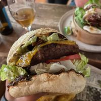 Vegan burger, very very good. at Grá Irish Gastropub in Mallorca