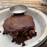 brownie at Grá Irish Gastropub in Mallorca