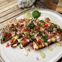 quesadillas at Grá Irish Gastropub in Mallorca