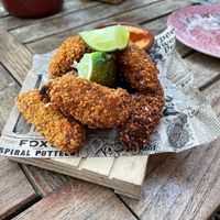 fried avocado at Grá Irish Gastropub in Mallorca
