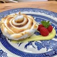 Lemon meringue piee  at Grá Irish Gastropub in Mallorca