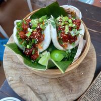 Korean Cauliflower bao buns at Grá Irish Gastropub in Mallorca