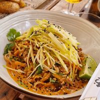 Thai noodle salad at Grá Irish Gastropub in Mallorca