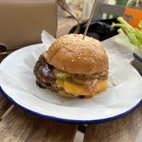 Cheese burger  at Grá Irish Gastropub in Mallorca