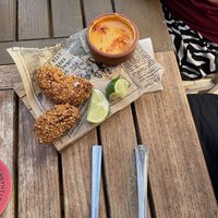 avocado nuggets  at Grá Irish Gastropub in Mallorca