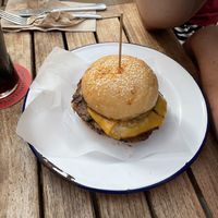 double cheese burger  at Grá Irish Gastropub in Mallorca