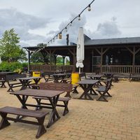 Outdoor seating at Road Stop in Mettmann