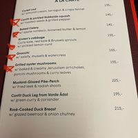 Started items are or can be made vegan    at Lola in Copenhagen