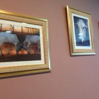 lots of happy cowness in this place at GoKula Vegetarian Cafe in Watford