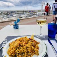 Paella con verduras   at Es Port in Mallorca