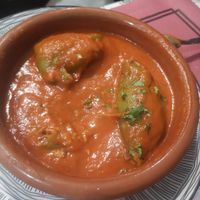 Stuffed peppers (there were 5 originally) at El Sarao de Lara in Las Rozas De Madrid