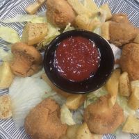 Mushroom "wings" at El Sarao de Lara in Las Rozas De Madrid