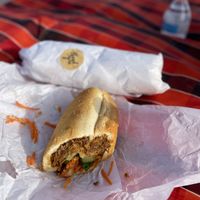Vegan 🌱 Banh Mi tofu sandwich   at Fueling Station Cafe in San Francisco
