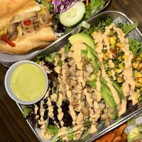 Midwest salad  at Planted Plate in Princeton