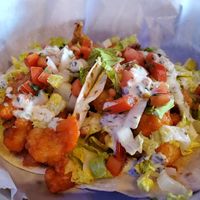 Buffalo cauliflower tacos at Ormond Garage in Ormond Beach