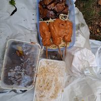 Vegan saté,vegan babi pangang,en bami zonder groenten? at Mandarin in Amersfoort