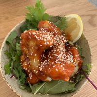 Korean Cauliflower Wings at Cafe Ophelia in Coffs Harbour