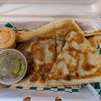 Quesadilla at Chi Chi Vegan Taco Shop in Atlanta