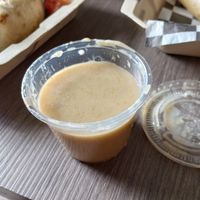 Plant based queso at Chi Chi Vegan Taco Shop in Atlanta