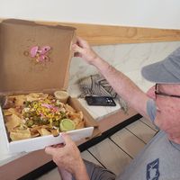 Nachos at Chi Chi Vegan Taco Shop in Atlanta