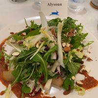 Anjou pear and fennel salad at Sutra in New York City