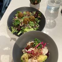 Felafel + harvest bowol at Sutra in New York City