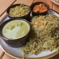 Fried Rice meal with Pol sambol at Mirisata in Portland