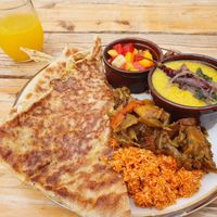 Egg Roti Meal at Mirisata in Portland