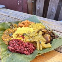 Curry Sampler for 1-2 people  at Mirisata in Portland