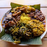 Sampler, with dahl being the star attraction. at Mirisata in Portland