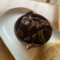 Black curry "pork"  at Mirisata in Portland