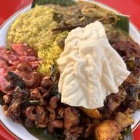 Rice and curry plate  at Mirisata in Portland